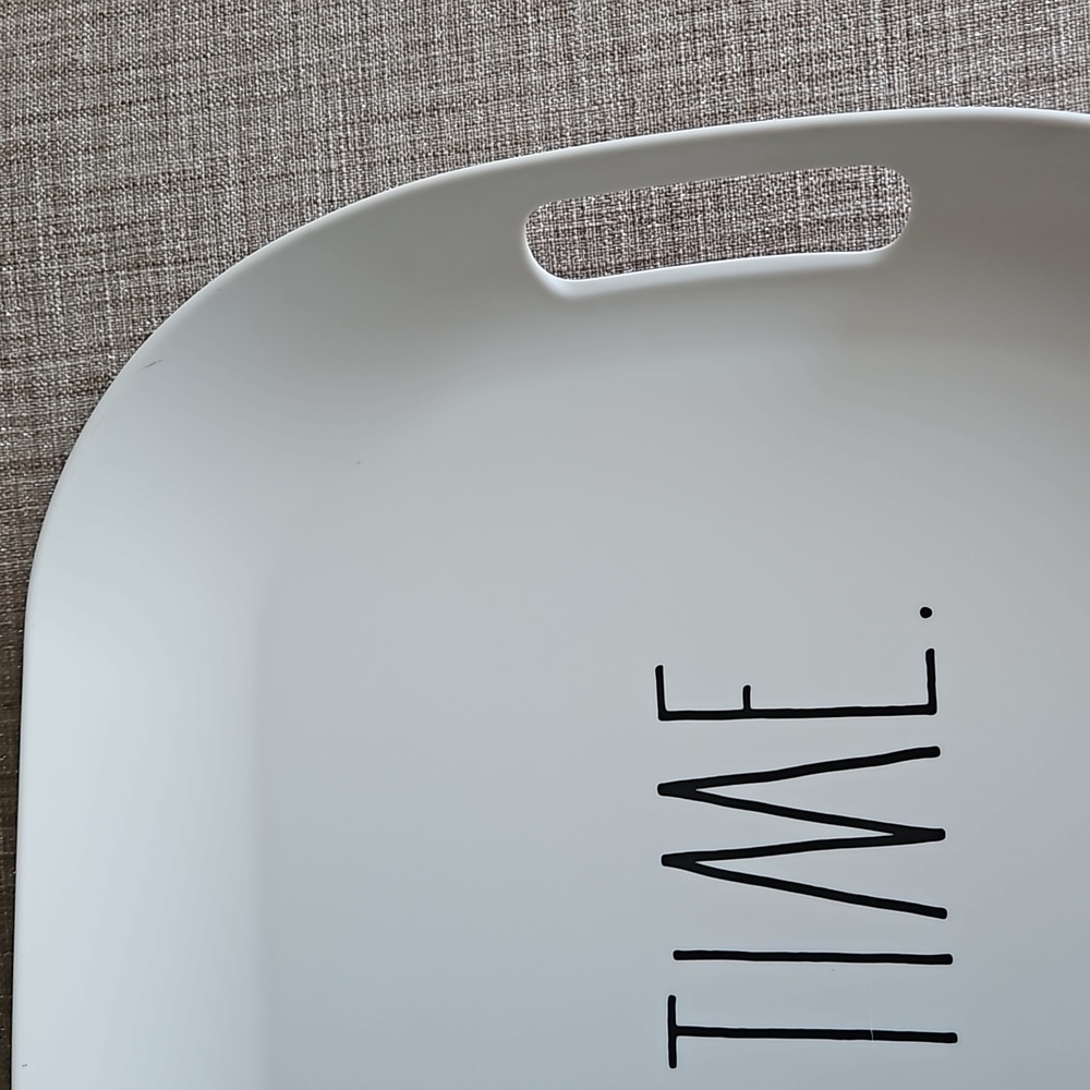 Rae Dunn Serving Platter with Handles "Party Time" - Picture 5 of 7